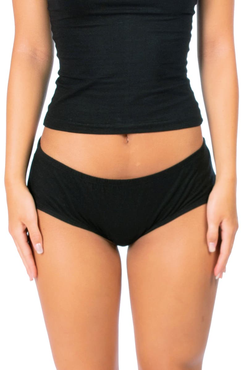 Dai Moda Mai Tai Boyshorts, Main, color, Black