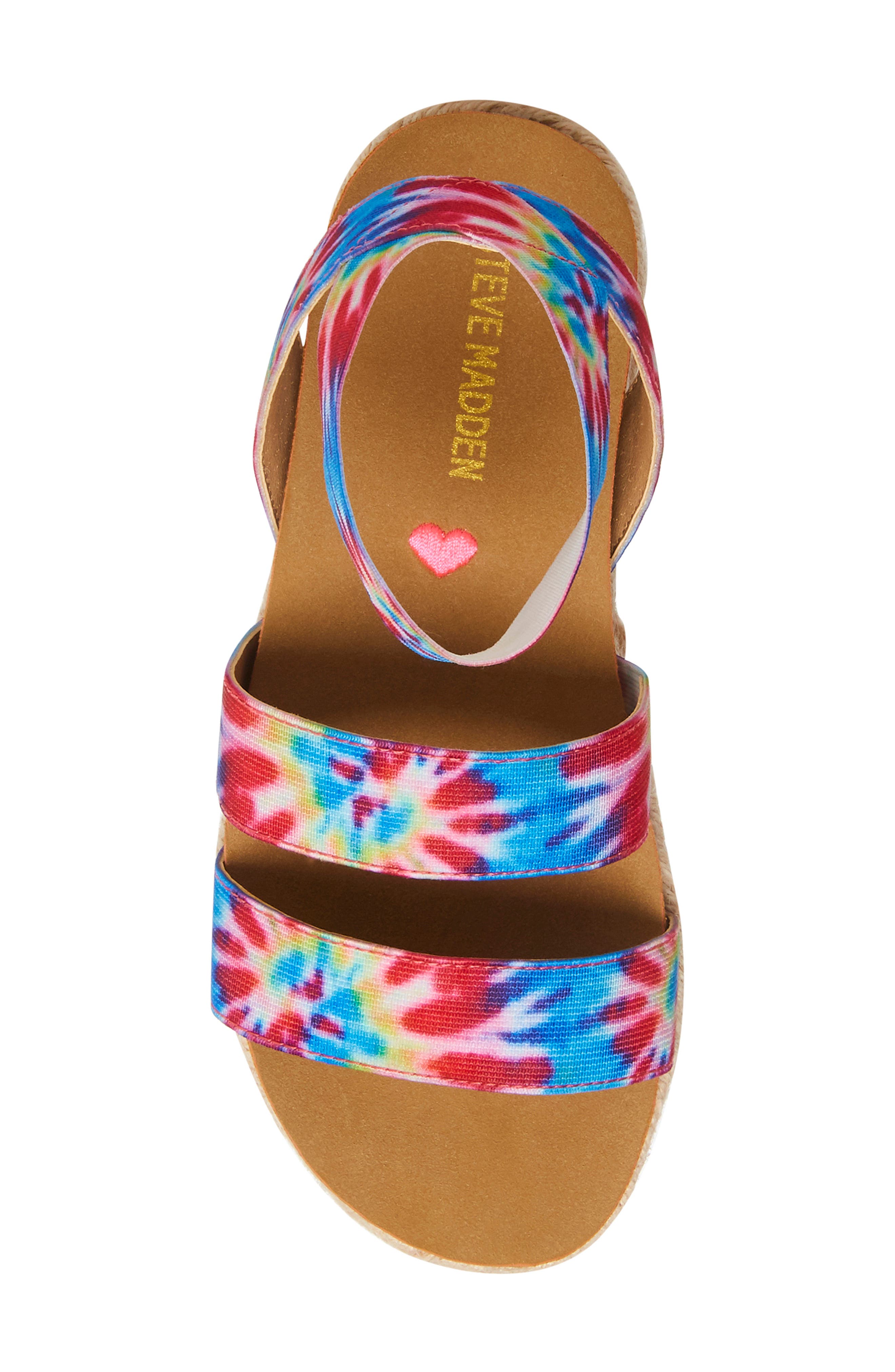 Kids' JKimmie Platform Sandal, Alternate, color, TIE DYE