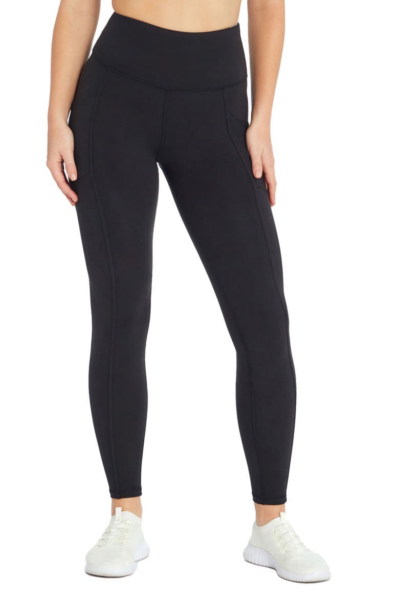 Cameron High Waist Leggings, Main, color, BLACK