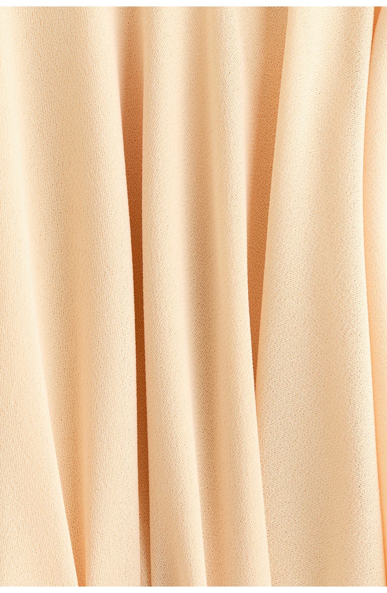 H&M Tiered Tie-belt Skirt, Alternate, color, Light Yellow