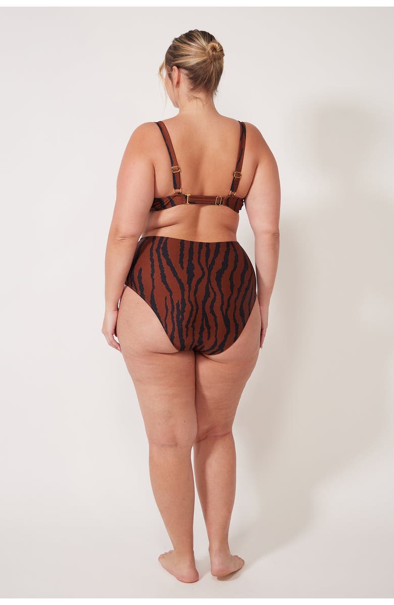 Villa Fresca Amelia Bikini Swimsuit Top, Alternate, color, Sahara