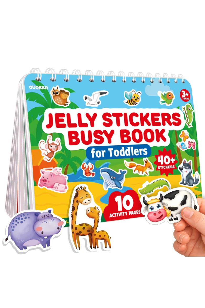 Jelly Sticker Activity Book for Toddlers, Main, color, Animals