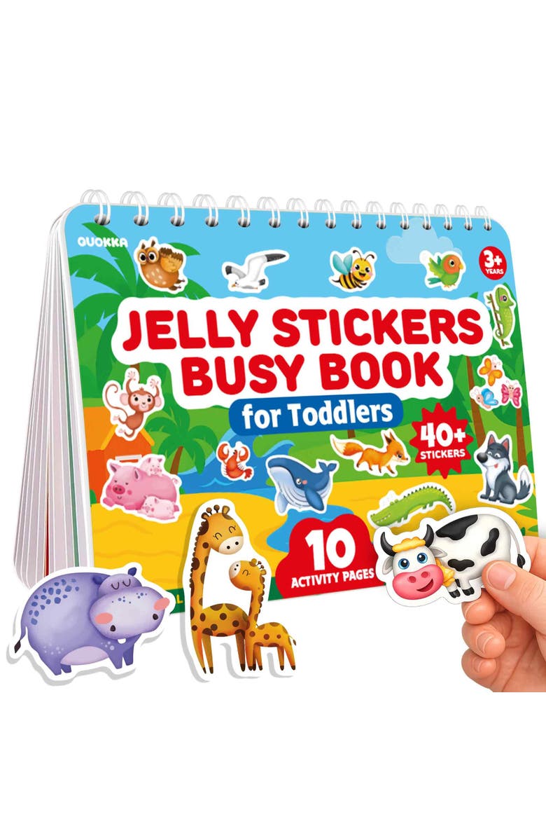 Quokka Jelly Sticker Activity Book for Toddlers, Main, color, Animals
