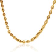 Lucky Brand Men's Gold-Tone Link 22'' Chain Necklace, Polished Finish