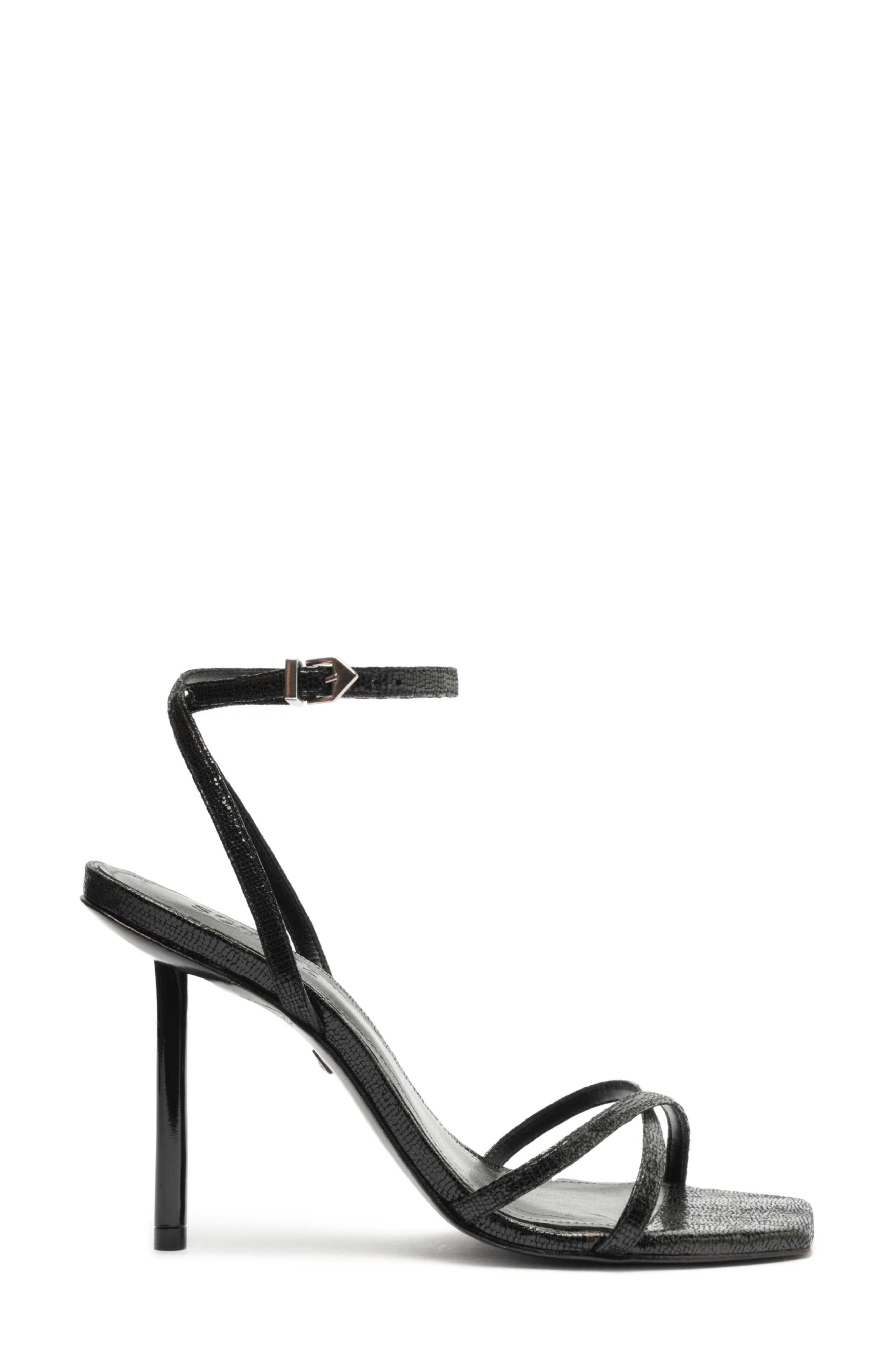 Eva Ankle Strap Sandal, Alternate, color, BLACK