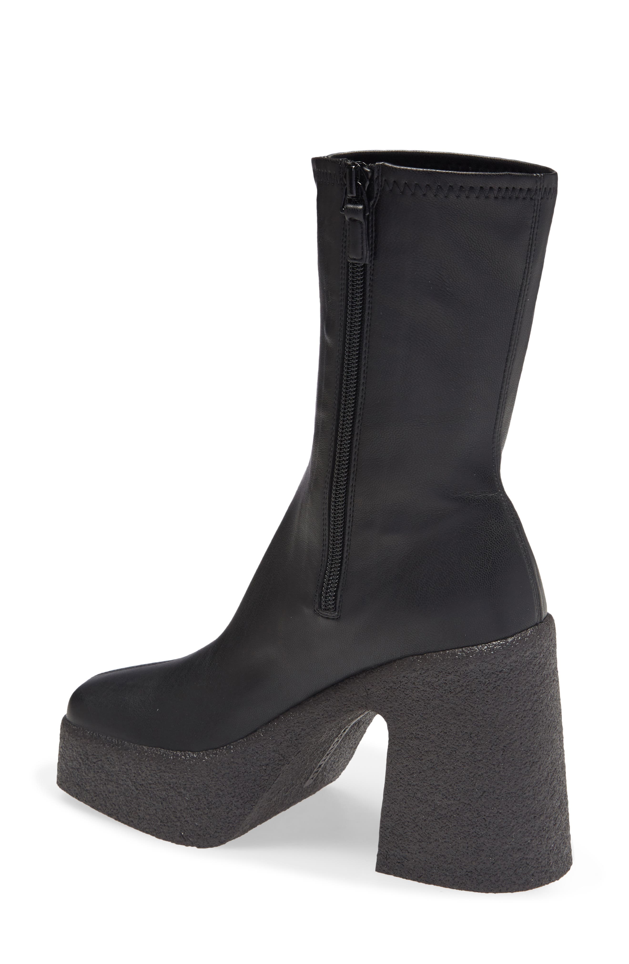 Stella McCartney Square Toe Platform Bootie, Alternate, color, 