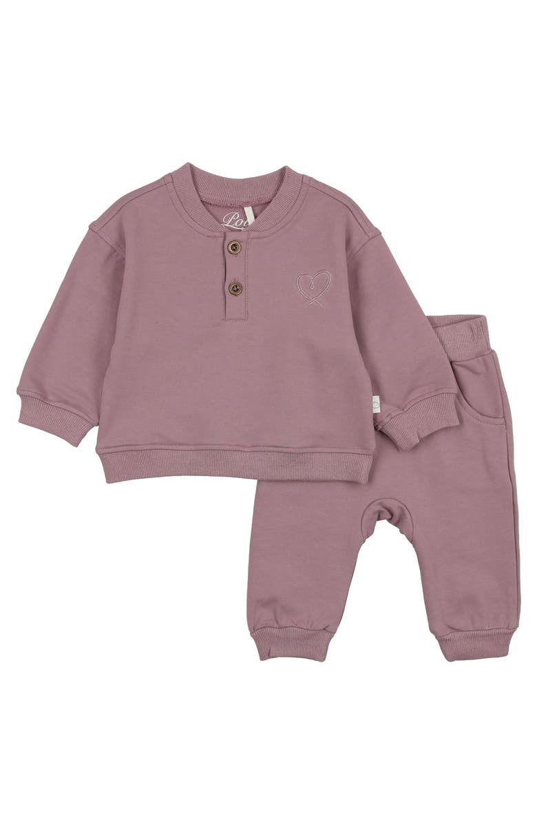 Pouf Henley Sweatsuit, Main, color, 