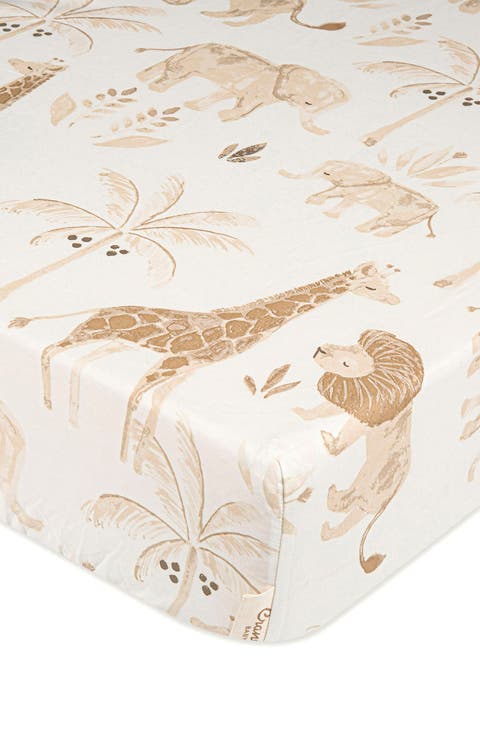 Cotton Sateen Fitted Crib Sheet
