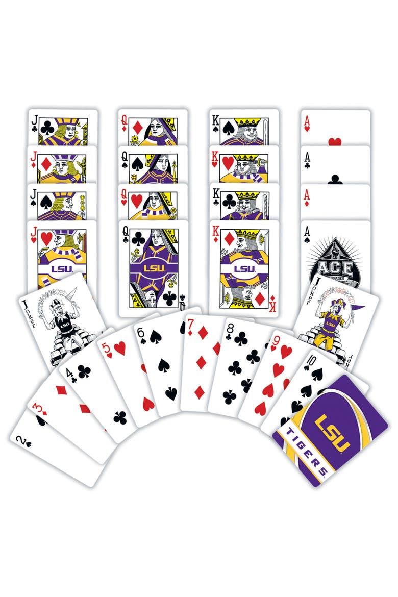 LSU Tigers Playing Cards, Alternate, color, Multicolor