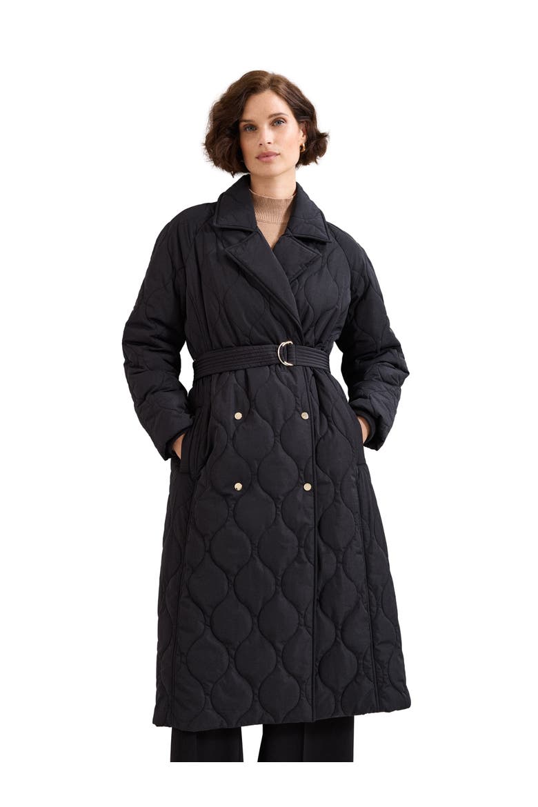Sukie Maxi Puffer Coat, Main, color, Black