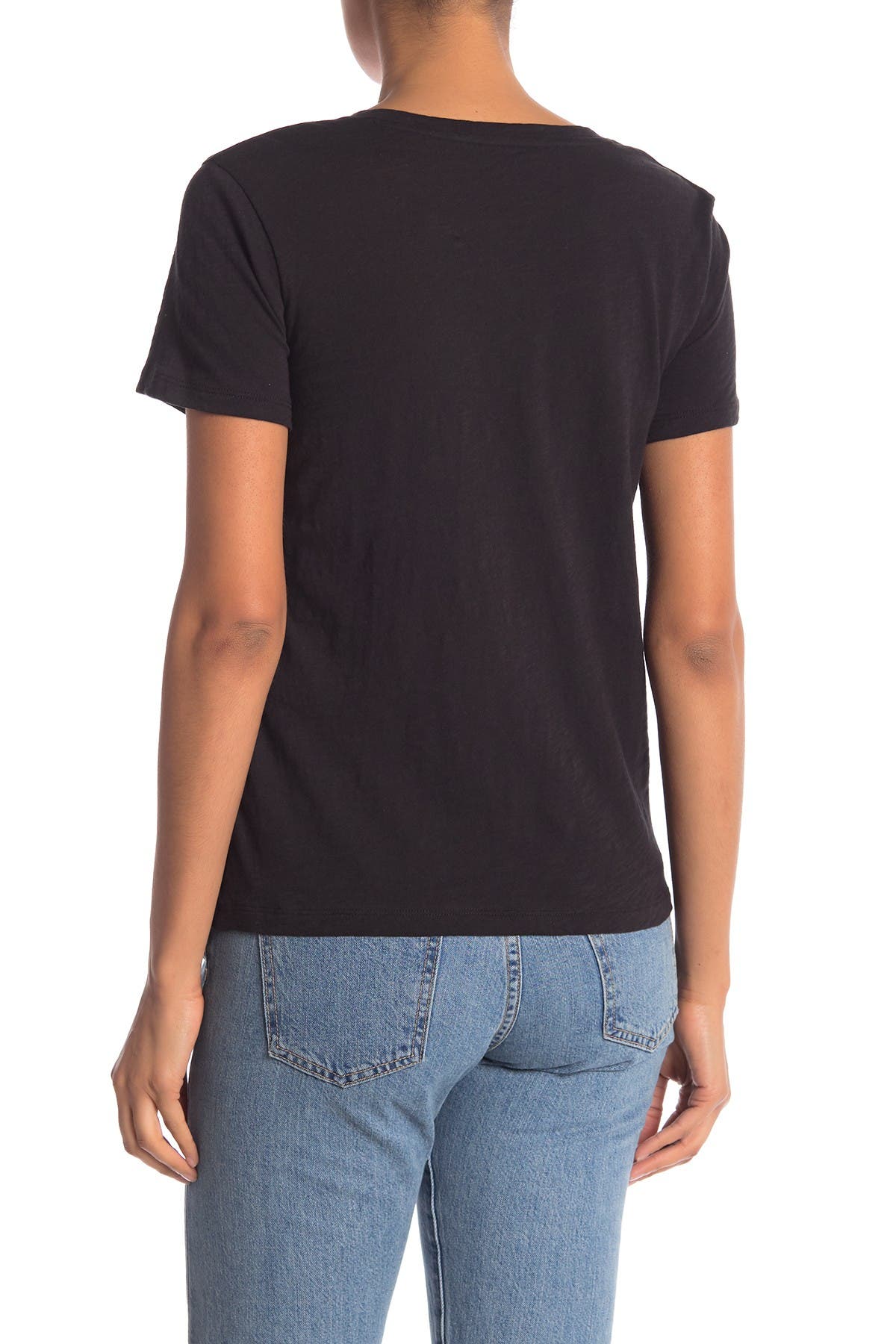 V-Neck Short Sleeve T-Shirt - image 2