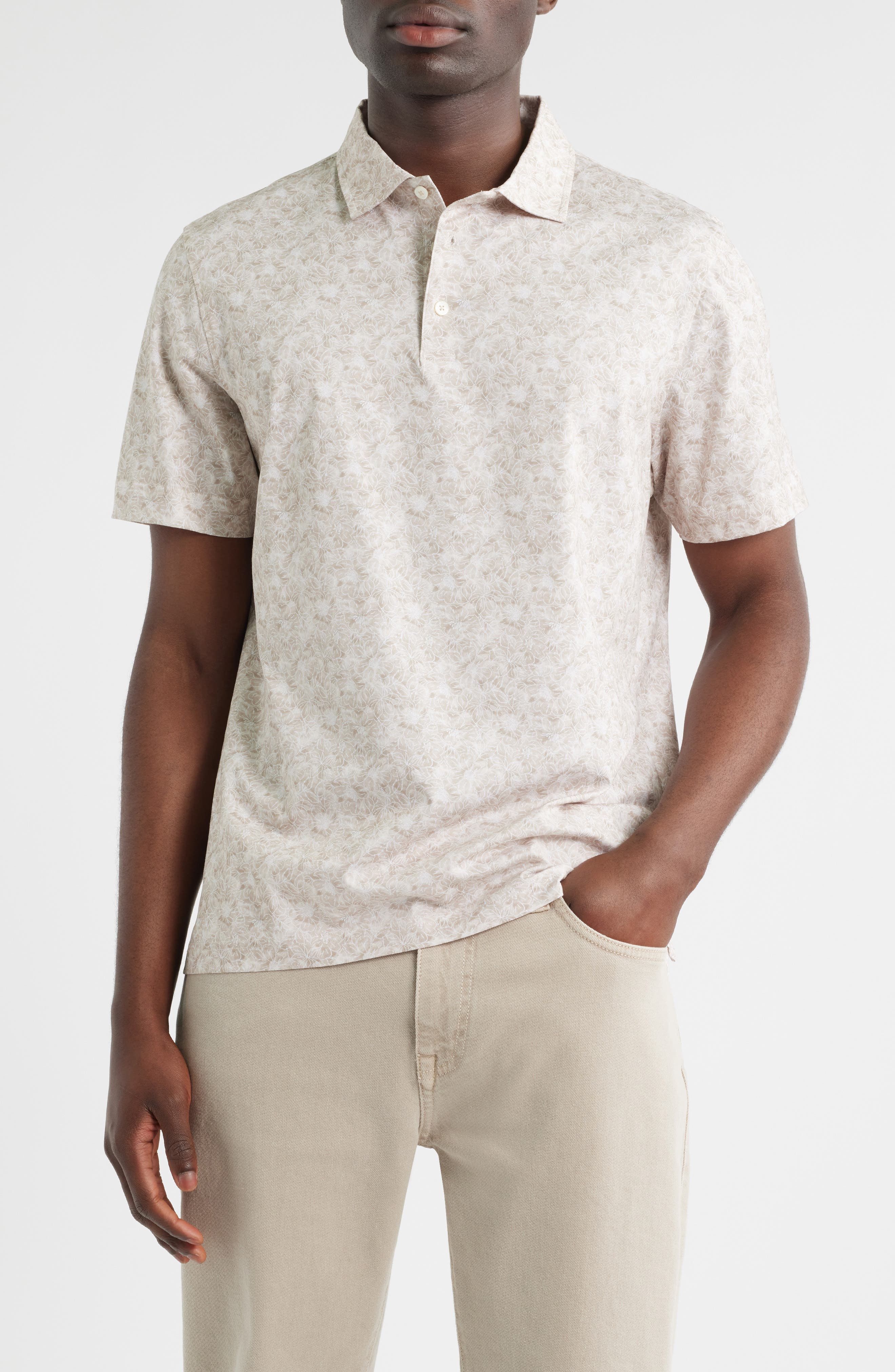 Bugatchi Victor OoohCotton® Floral Polo