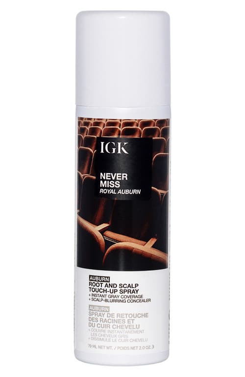 Igk Never Miss Root & Scalp Touch-up Spray In Brown