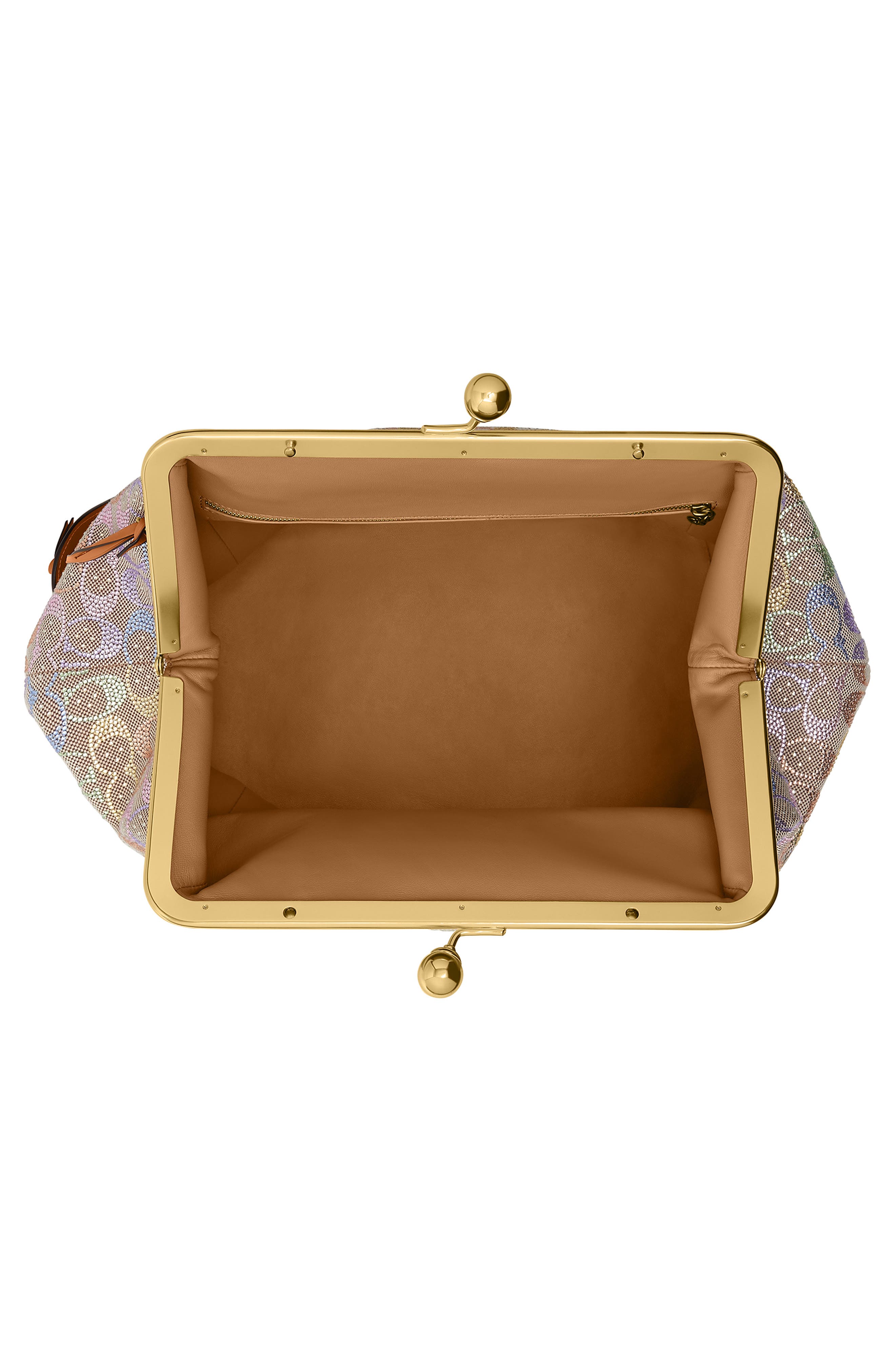 COACH Crystal Signature Jacquard Frame Bag, Alternate, color, 