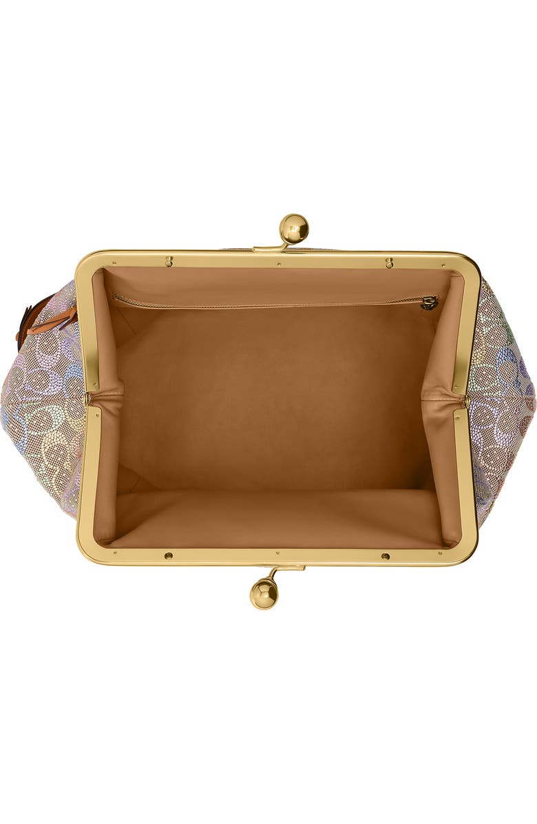 COACH Crystal Signature Jacquard Frame Bag, Alternate, color,