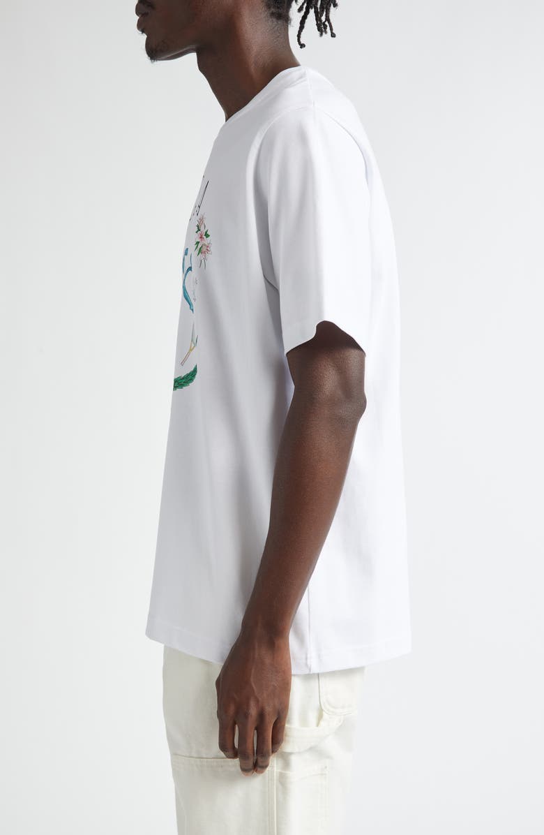 Casablanca Marble Statue Logo Organic Cotton Graphic T-Shirt, Alternate, color, 