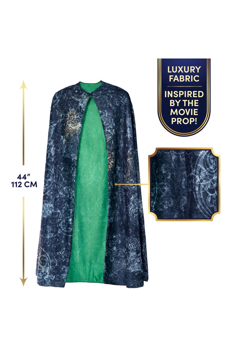 Harry Potter Invisibility Cloak , Luxury Navy Fabric Robe, Alternate, color, Multicolored