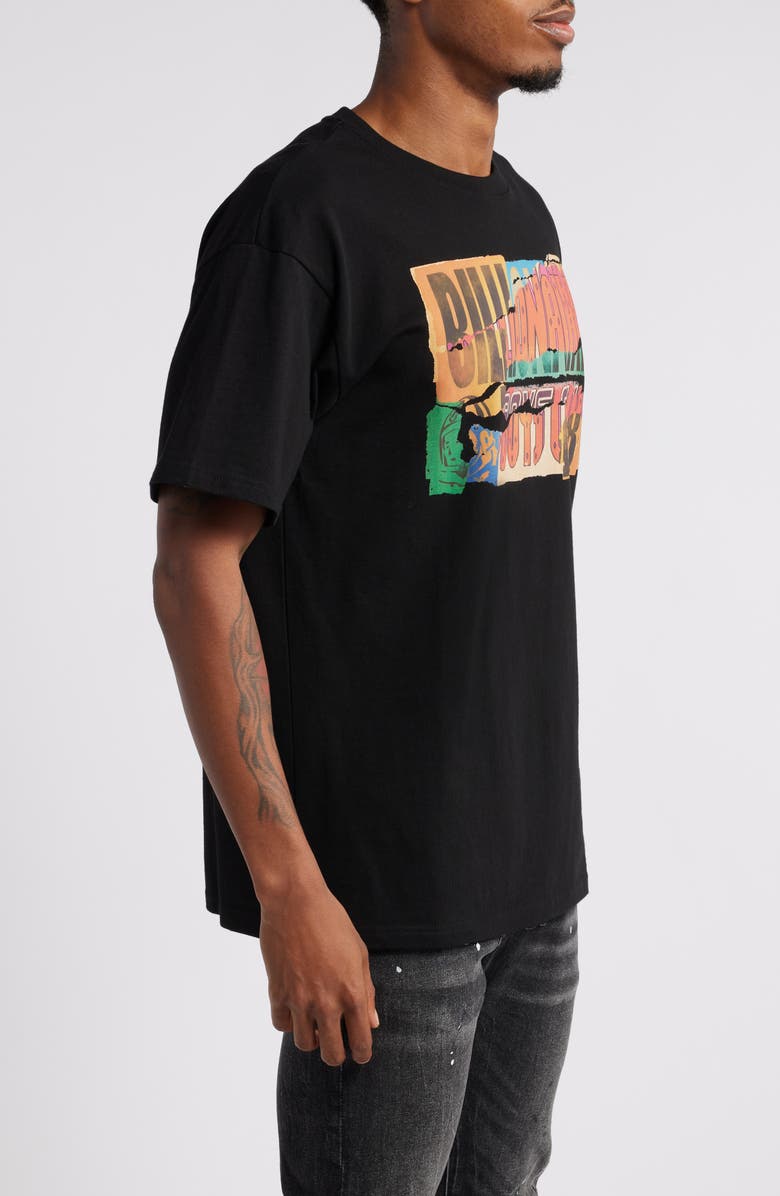 Billionaire Boys Club Torn Cotton Graphic T-Shirt, Alternate, color, 
