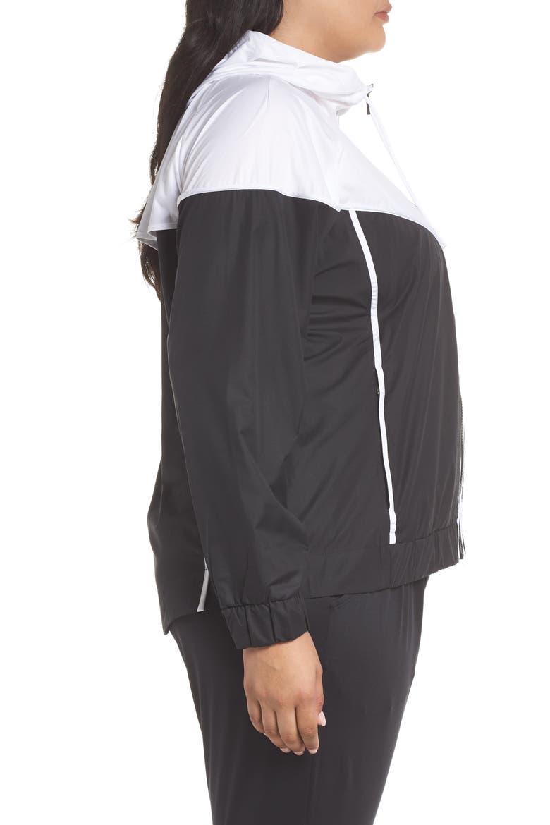 Sportswear Windrunner Jacket, Alternate, color, BLACK/ WHITE/ BLACK
