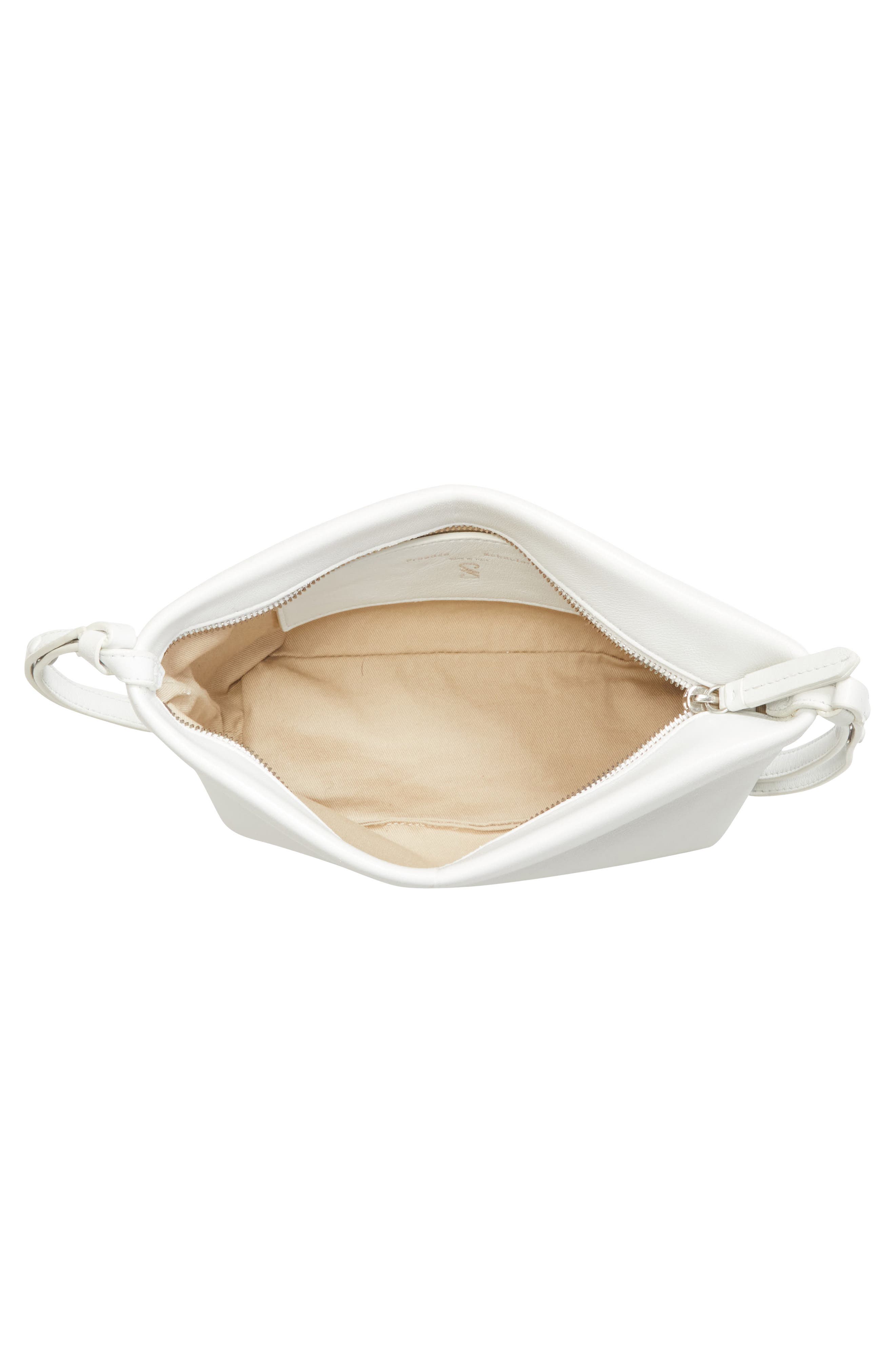 Bond Leather Shoulder Bag, Alternate, color, WHITE