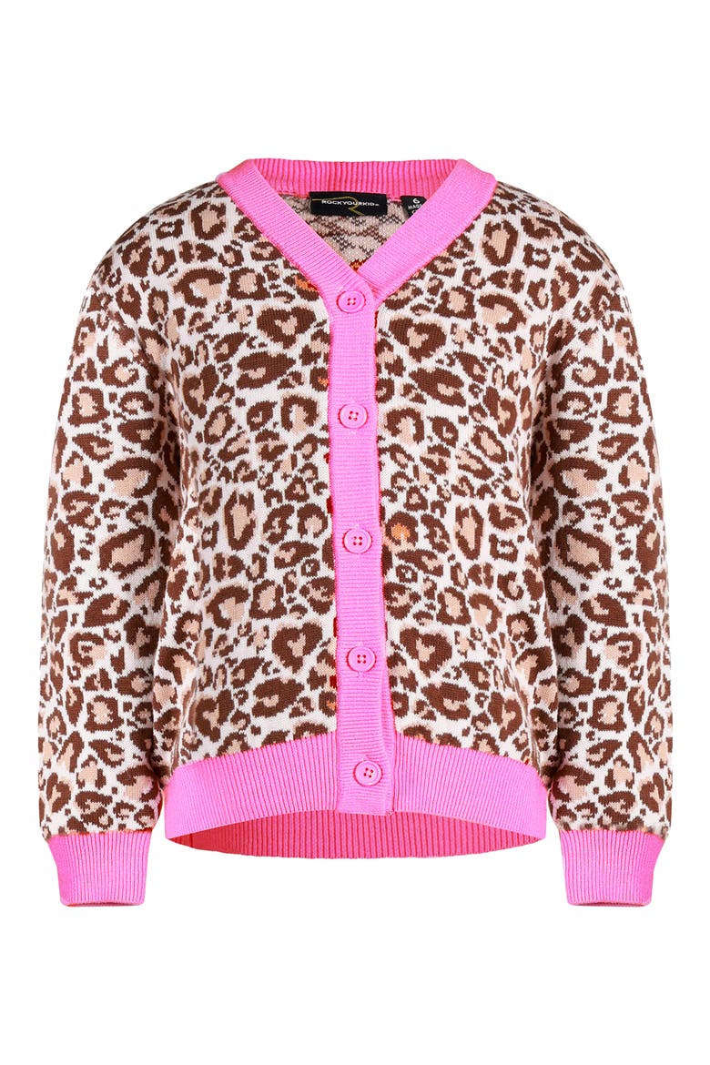 Kids' Kitty Cardigan, Main, color, NATURAL