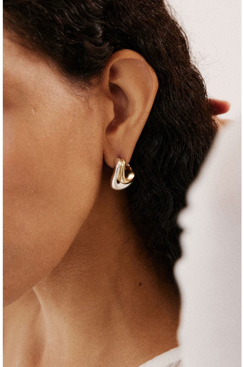 Raya Drop Earrings, Alternate, color, SILVER/GOLD