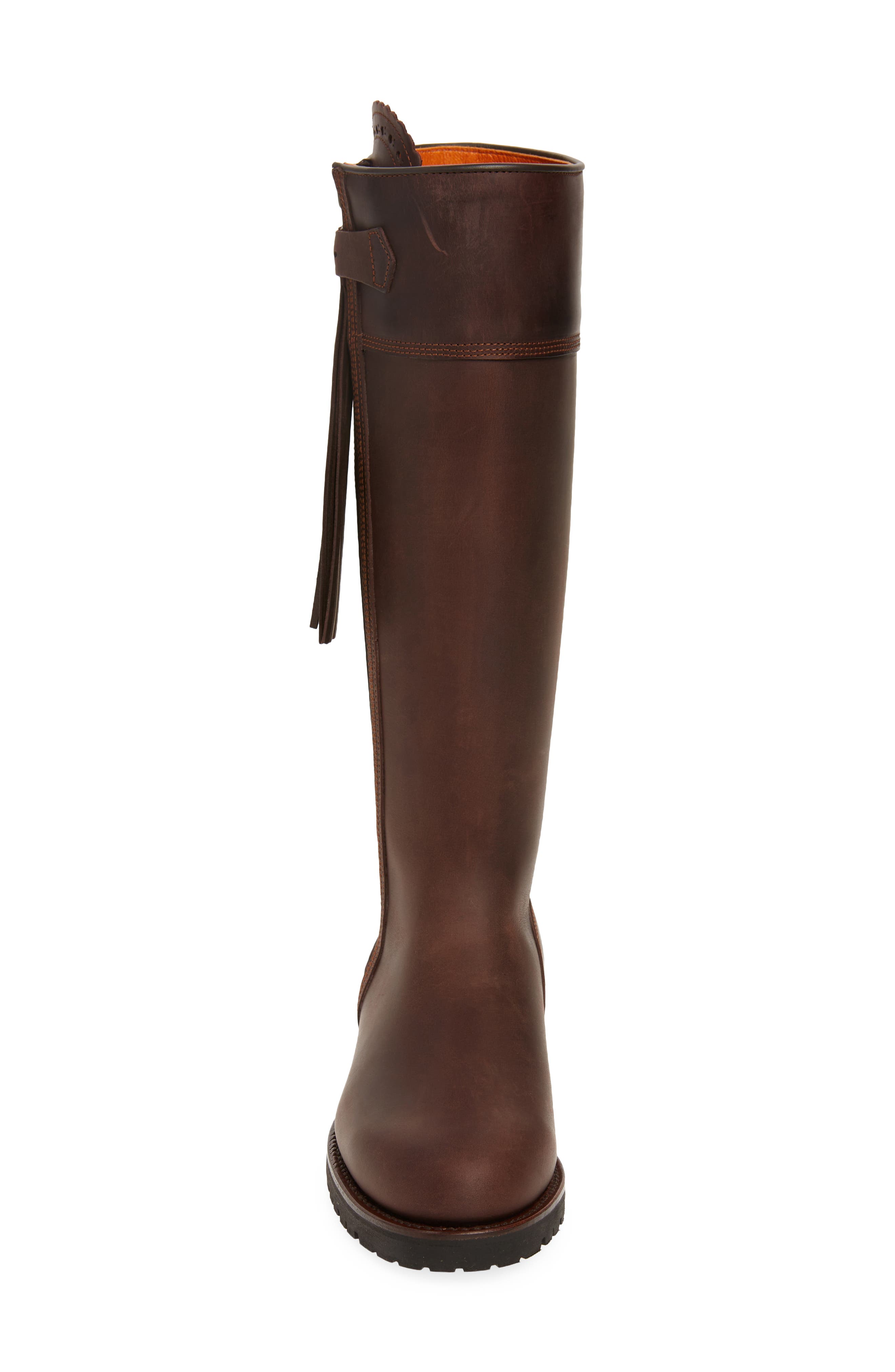 Penelope Chilvers Standard Tassel Knee High Boot, Alternate, color, Conker