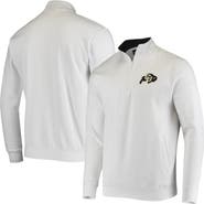 COLOSSEUM Men's Colosseum White Colorado Buffaloes Tortugas Logo Quarter-Zip Jacket