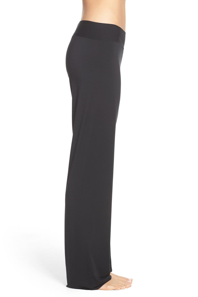 'Butter' Stretch Modal Pants, Alternate, color, BLACK