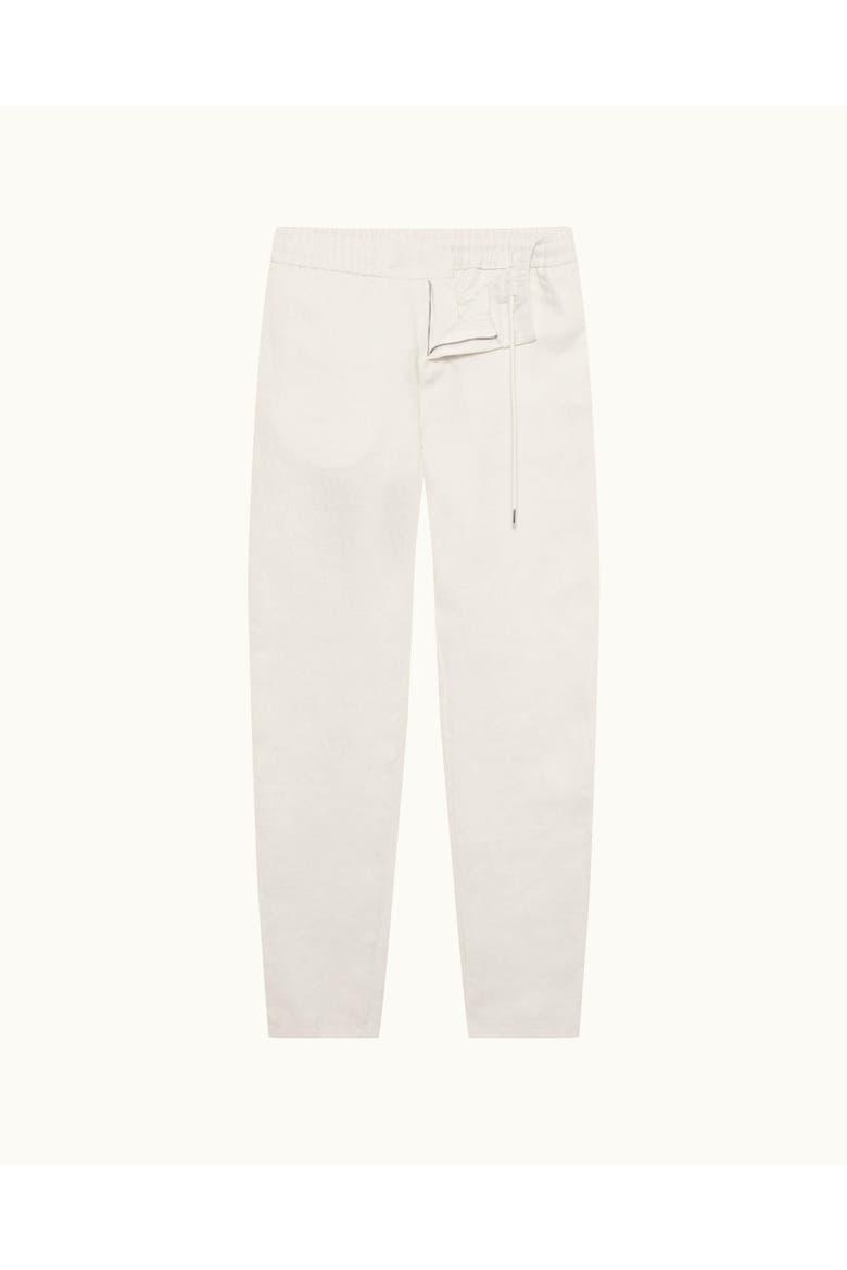 Cornell Linen Tailored Fit Washed Linen Trousers, Alternate, color, SANDBAR