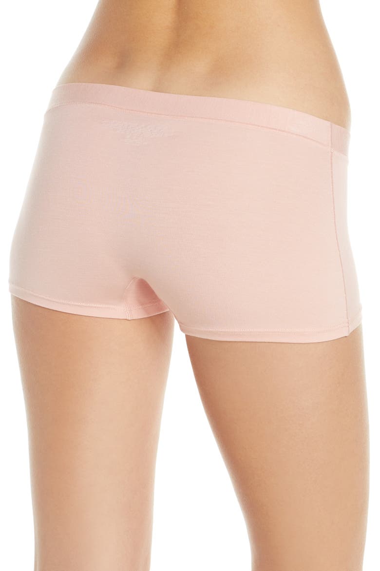 Second Skin Boyshorts, Alternate, color, SOFT PINK