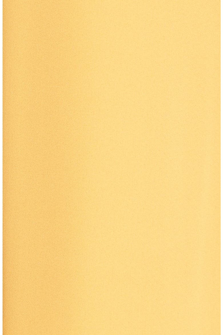 Tie Neck Shift Dress, Alternate, color, MUSTARD