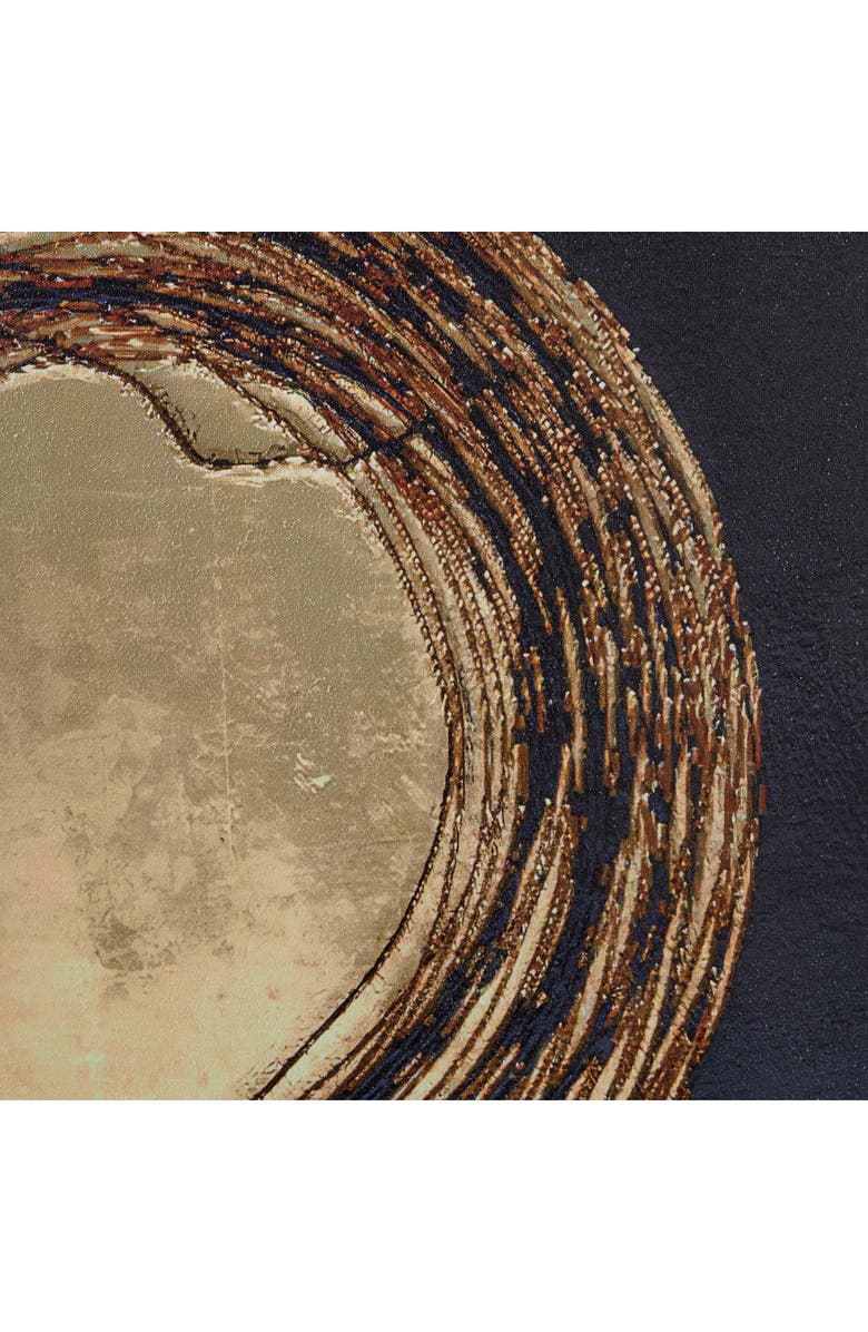 COSMO BY COSMOPOLITAN Gold Porcelain Abstract Canvas Framed Wall Art, Alternate, color, 