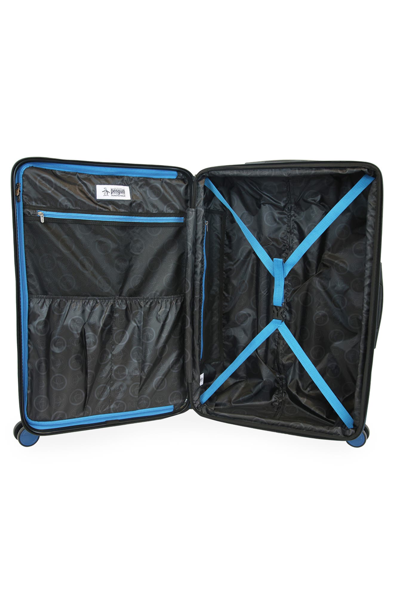 Original Penguin Dexter XL 3-Piece Hardside Luggage Set, Alternate, color, Metallic Blue