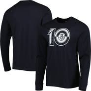 '47 Men's '47 Black Brooklyn Nets 10th Anniversary Super Rival Long Sleeve T-Shirt