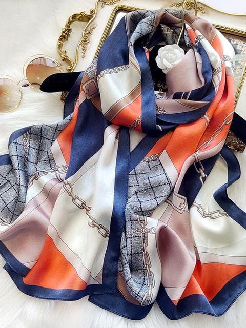 Long Silk Scarf