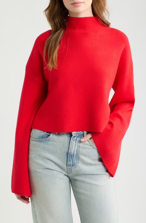 Chuck Crop Funnel Neck Sweater