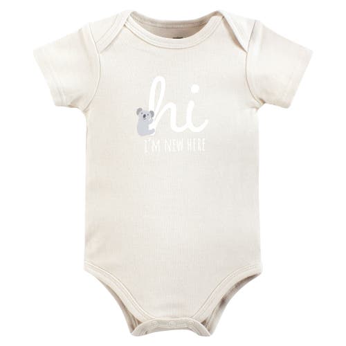 Hudson Baby Soft Cotton Bodysuit Triple Pack