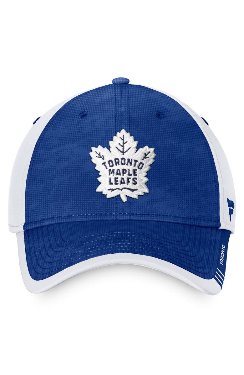 FANATICS Men's Fanatics Branded Blue/White Toronto Maple Leafs Authentic Pro Rink Camo Flex Hat, Alternate, color, 