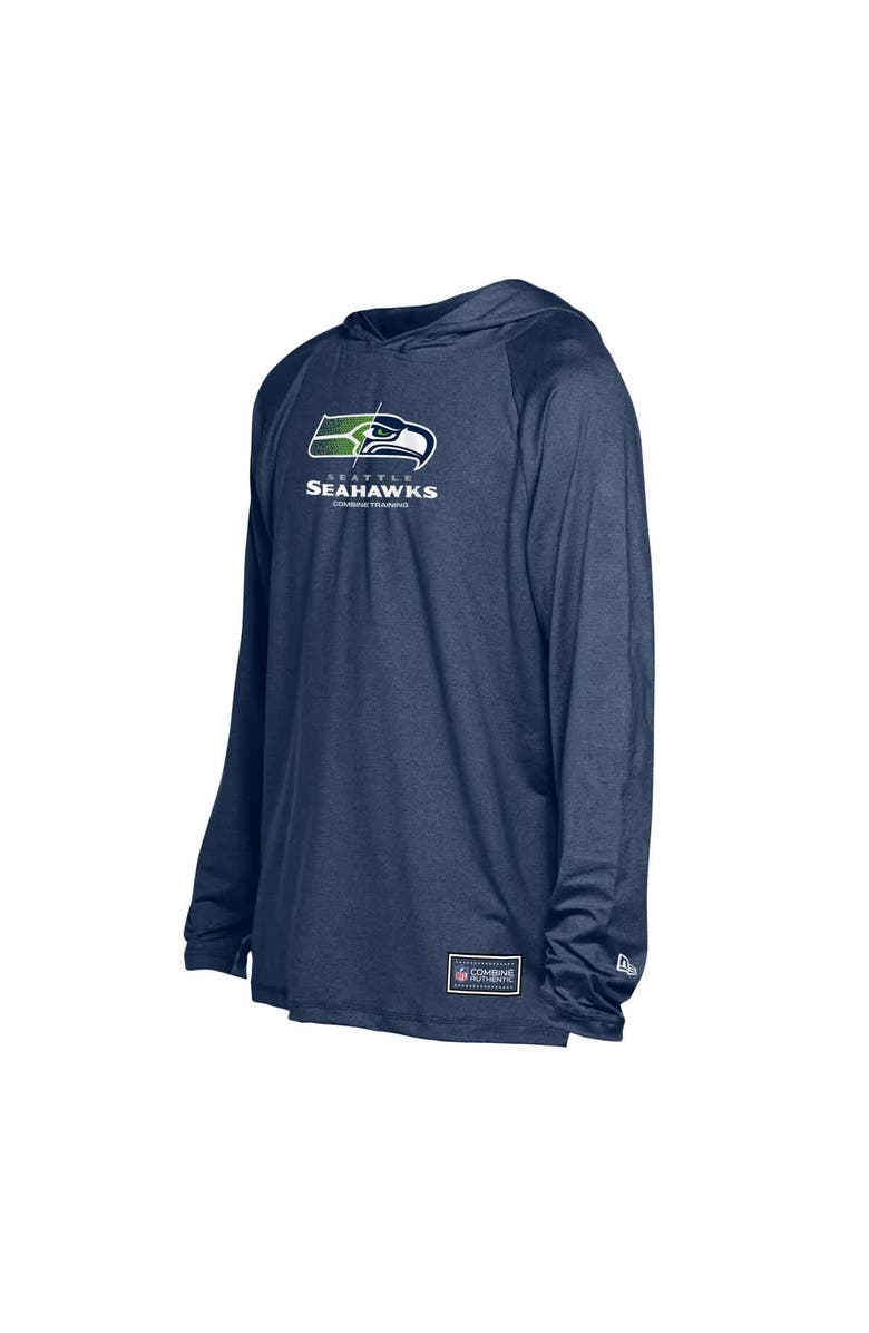 New Era Men's New Era College Navy Seattle Seahawks Functional Fandom Hoodie, Alternate, color, College Navy