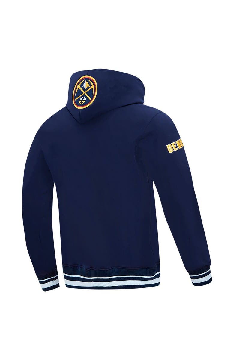 PRO STANDARD Men's Pro Standard Navy Denver Nuggets Area Code Pullover Hoodie, Alternate, color, Navy