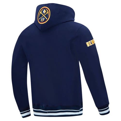 Pro Standard Navy Denver Nuggets Area Code Pullover Hoodie