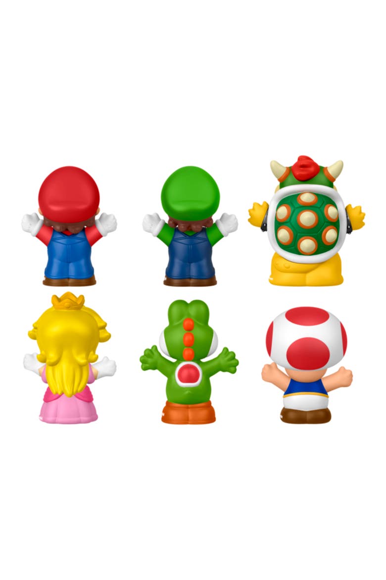Super Mario Set of 6 Figurines, Alternate, color, SUPER MARIO