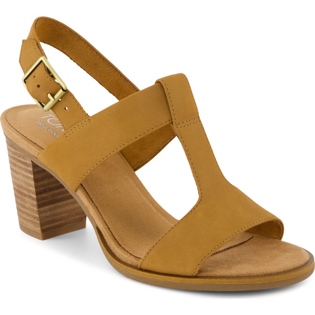 Toms Majorca T-strap Sandal In Brown