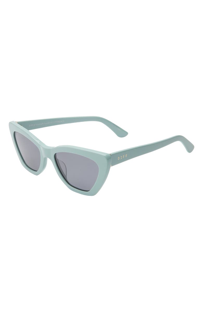 DIFF Camila 55mm Gradient Square Sunglasses, Alternate, color, Grey