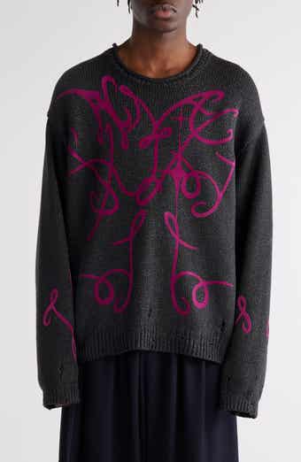 Acne Studios Acid Wash Cotton Sweater | Nordstrom Acne Studios Acid Wash Cotton Sweater | Nordstrom