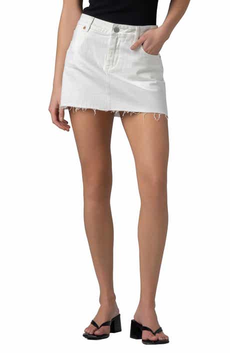 The Micro Mini Denim Skirt