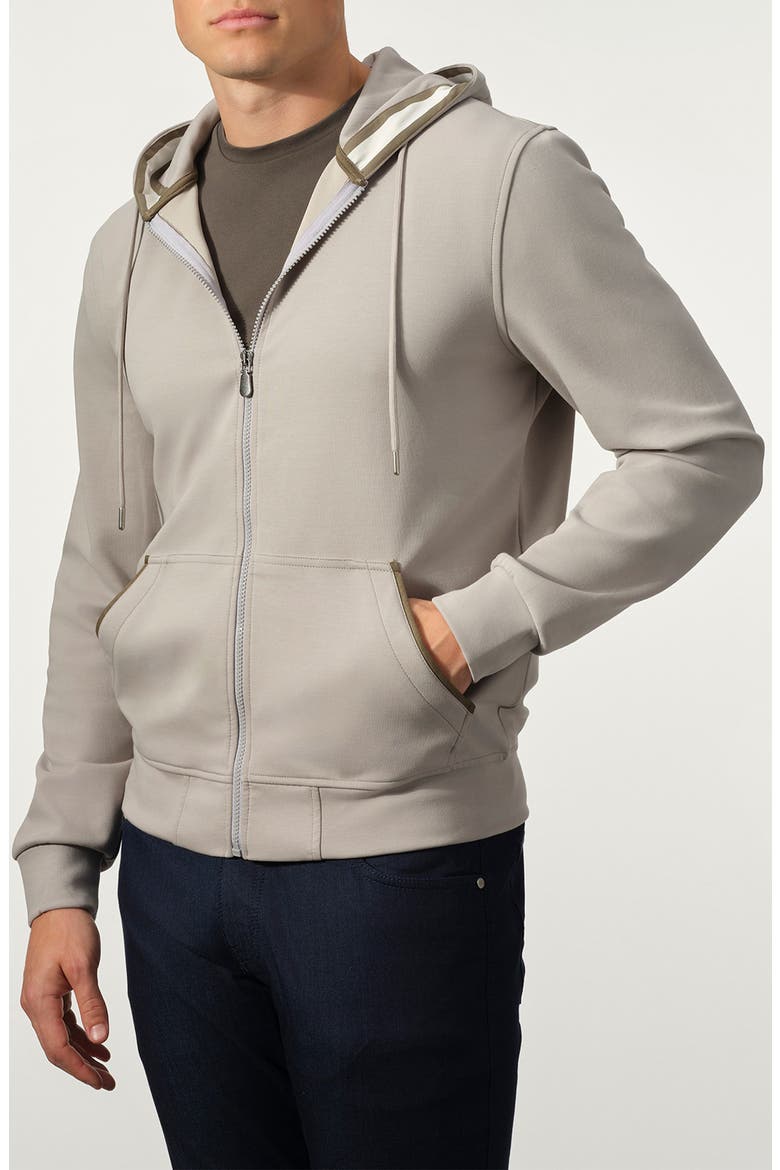 Full Zip Hoodie, Alternate, color, PLATINUM