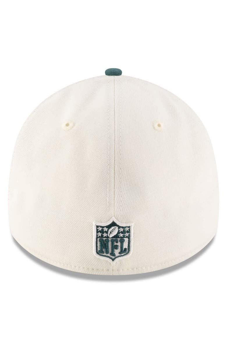 New Era Men's New Era Cream/Midnight Green Philadelphia Eagles 2025 NFL Draft 39THIRTY Flex Hat, Alternate, color, Cream