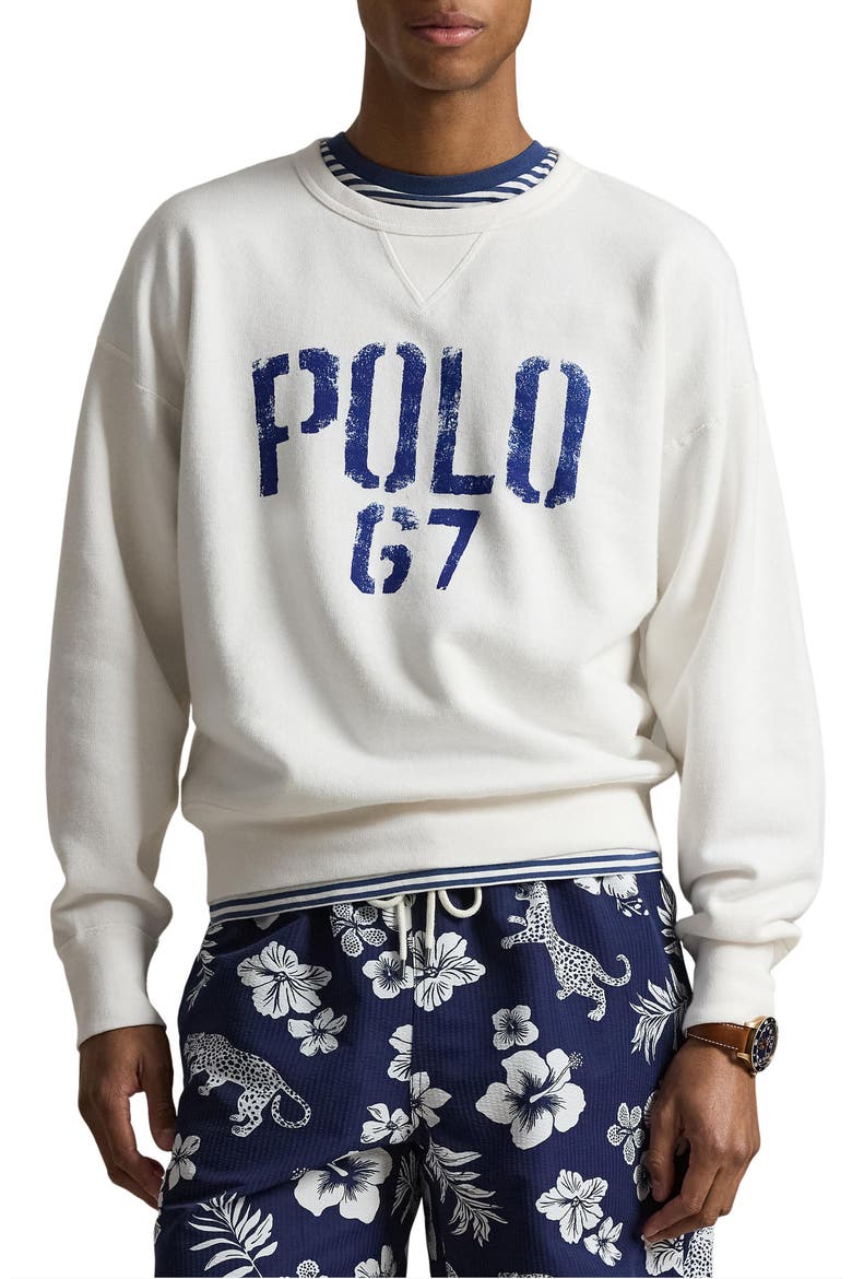 Vintage Fit Graphic Sweatshirt, Main, color, NEVIS
